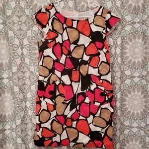 Womens multi colored short sleeve dress